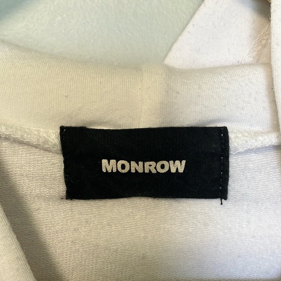 Monrow star White Hoodie - Picture 3 of 6